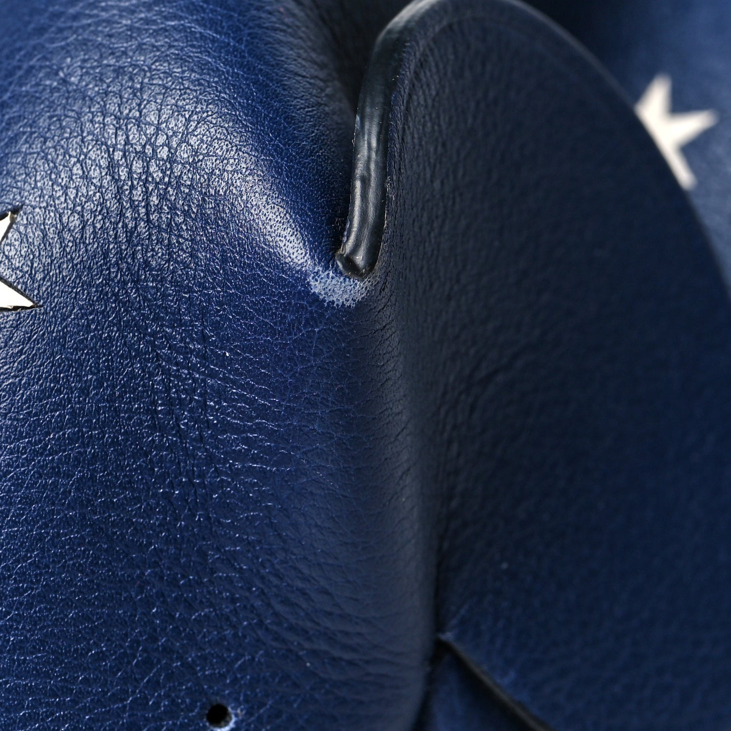 Calfskin Mini Star Elephant Crossbody Bag Marine