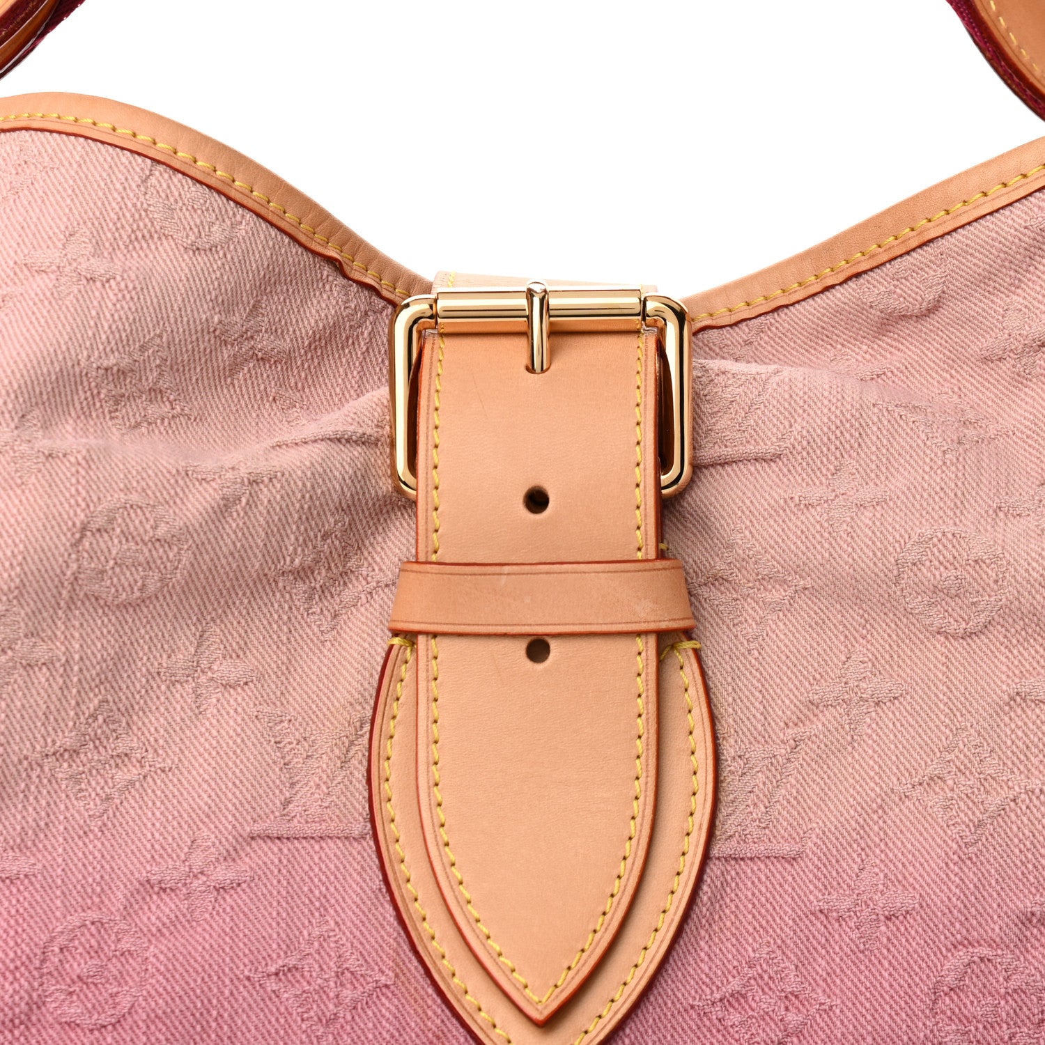 Louis Vuitton Denim Quilted Monogram Sunbeam Rouge Fauviste 7 of 9
