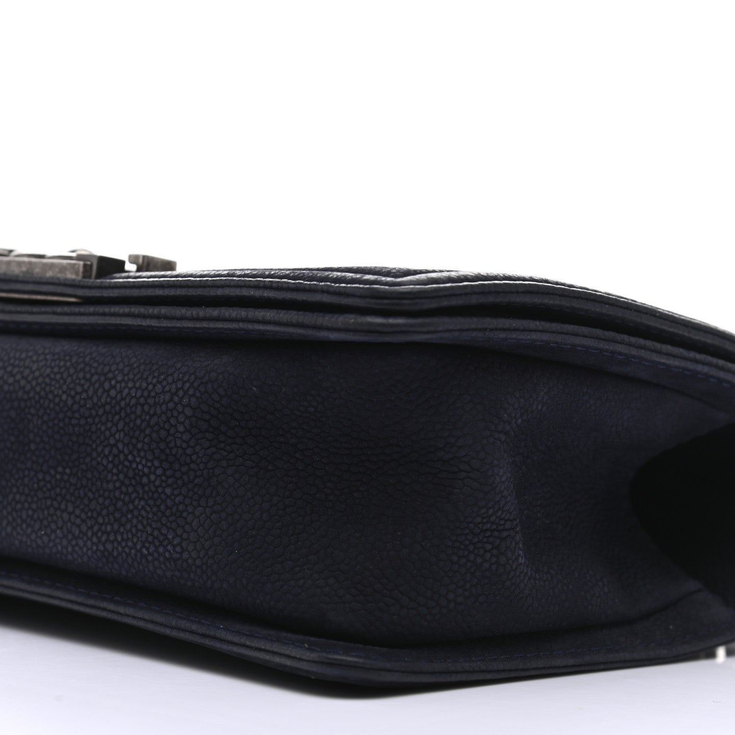 Chanel Iridescent Caviar Quilted Medium Boy Flap Dark Blue 8 of 9