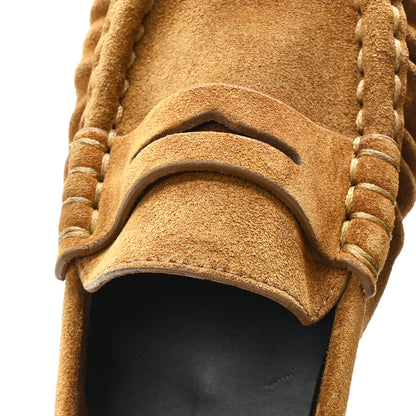 Saint Laurent Suede Le Loafer 15 Penny Slippers 36 Cuoio 10 of 10