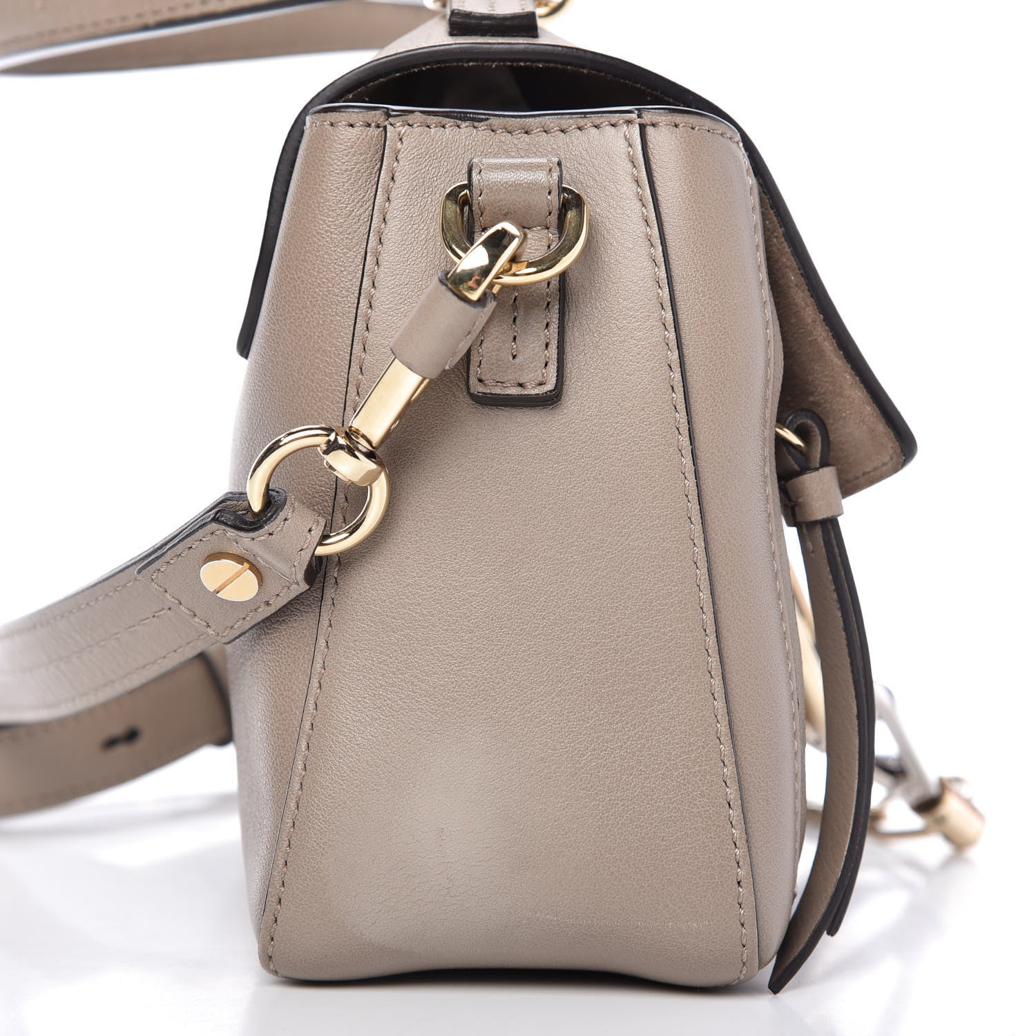 Chloe Calfskin Mini Faye Day Shoulder Bag Motty Grey 12 of 12