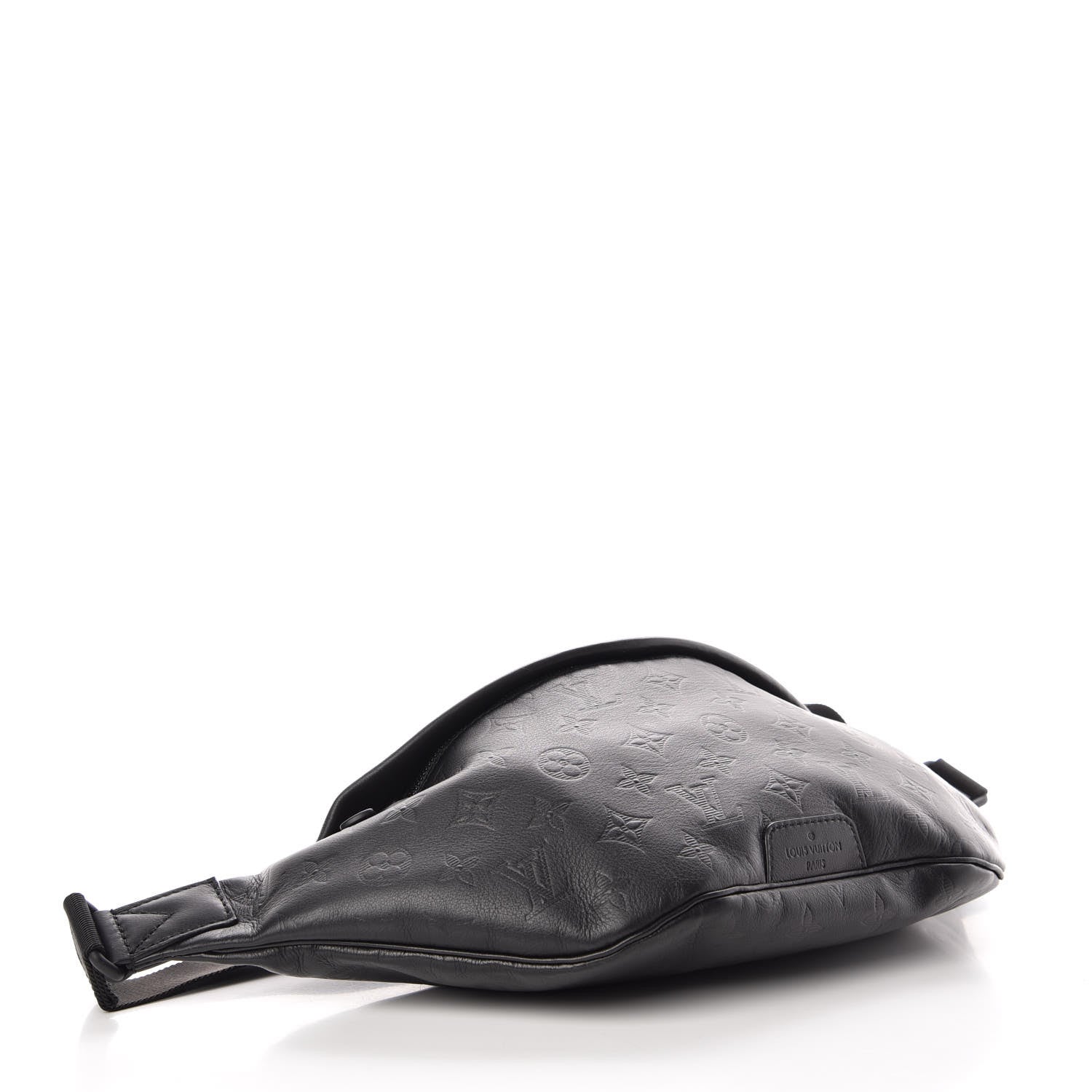 Louis Vuitton Calfskin Monogram Shadow Discovery Bumbag Black 4 of 8