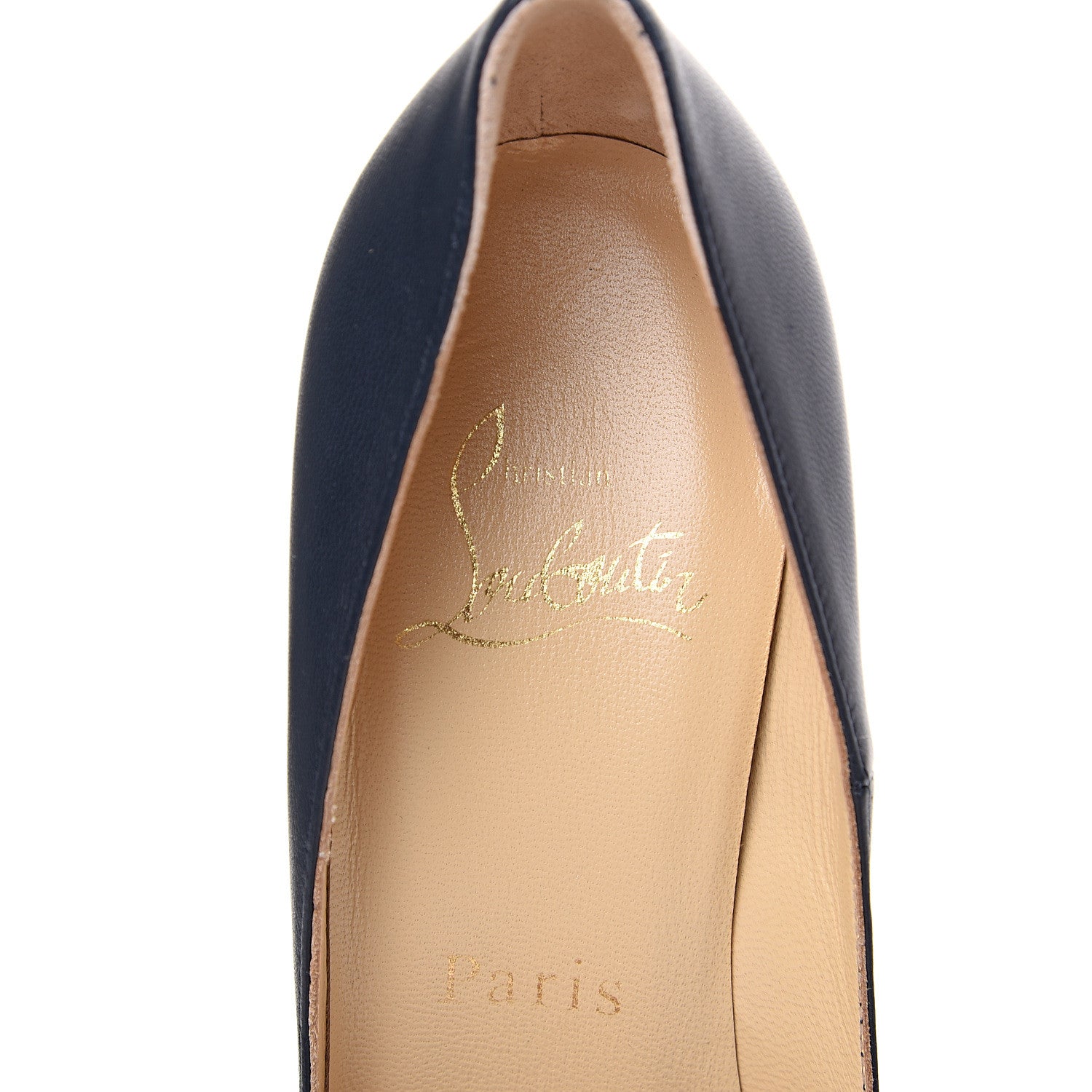 Christian Louboutin Lambskin So Kate 120 Pumps 36 Navy 7 of 10