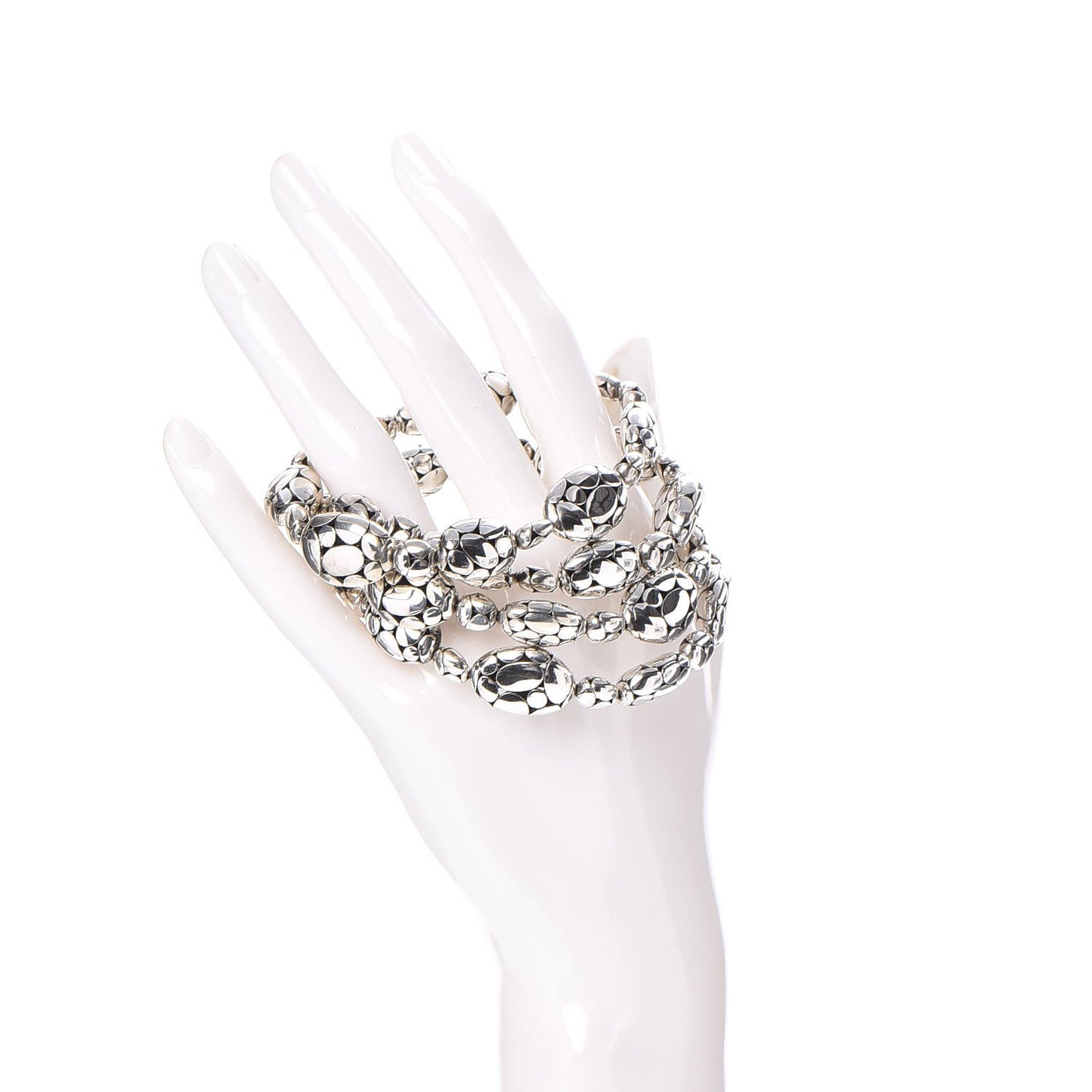 Sterling Silver Kali Pebble Cuff