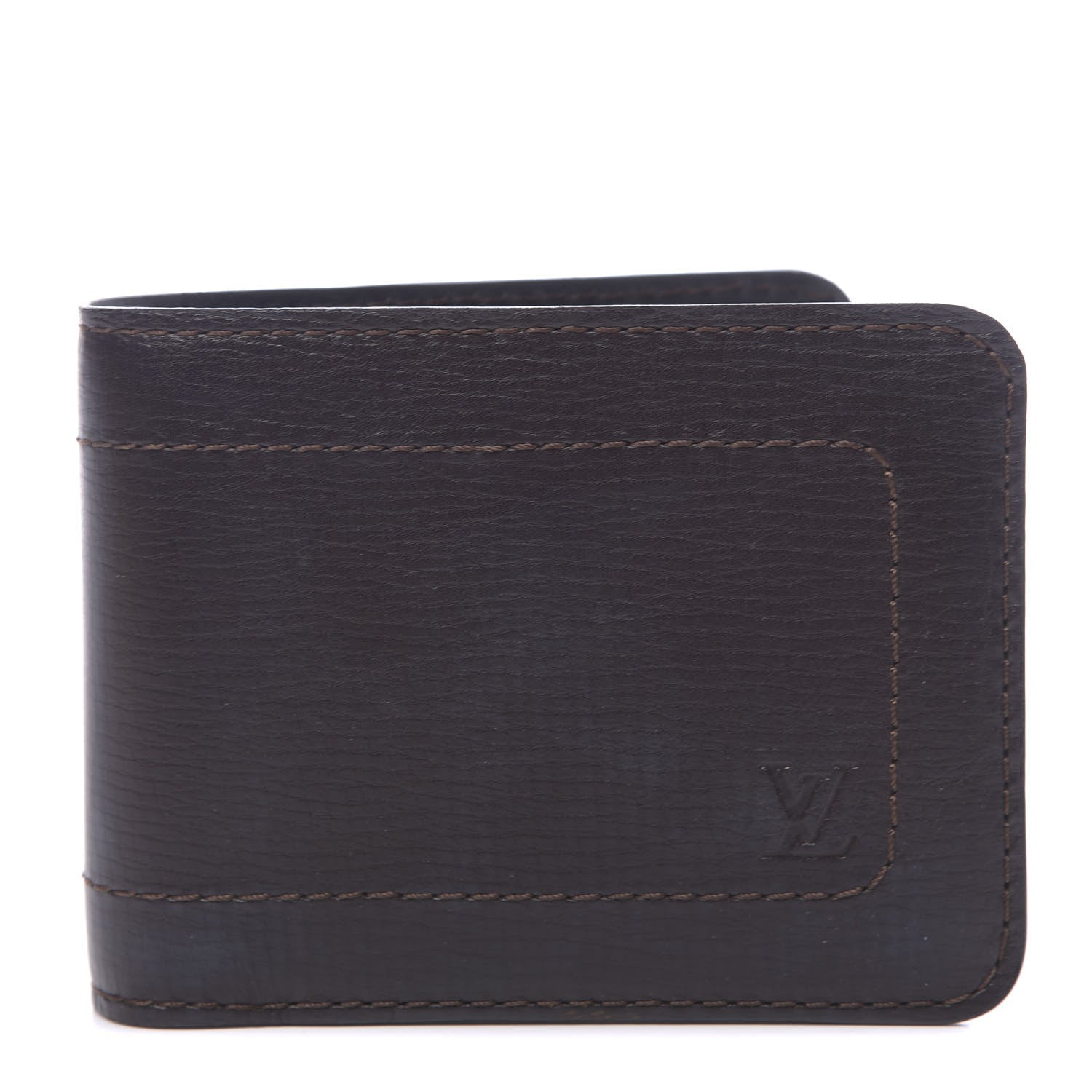 Louis Vuitton Utah 6 Cards Bill Holder Wallet Coffee 1 of 8