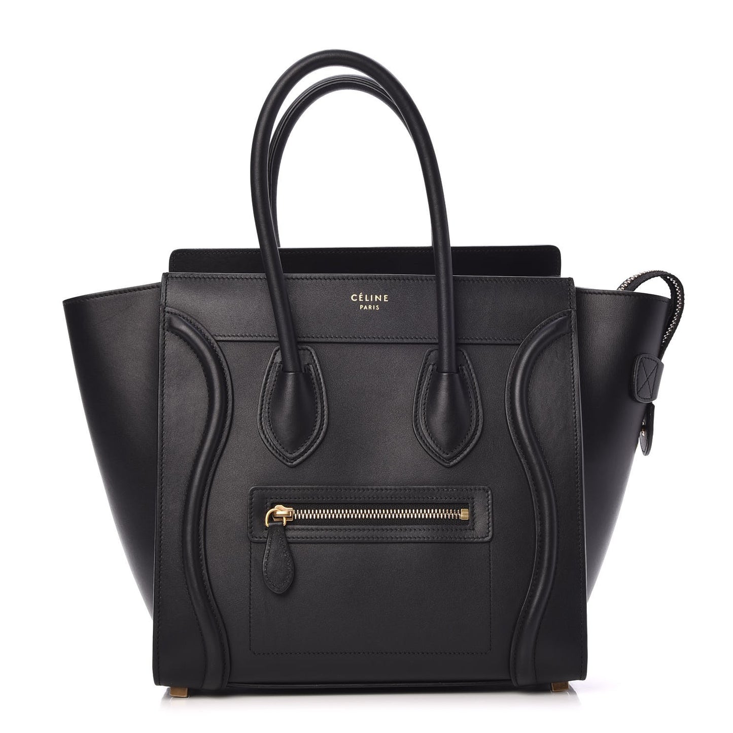 Smooth Calfskin Micro Luggage Black
