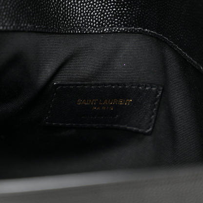 Saint Laurent Grain De Poudre Uptown Pouch Black 6 of 8