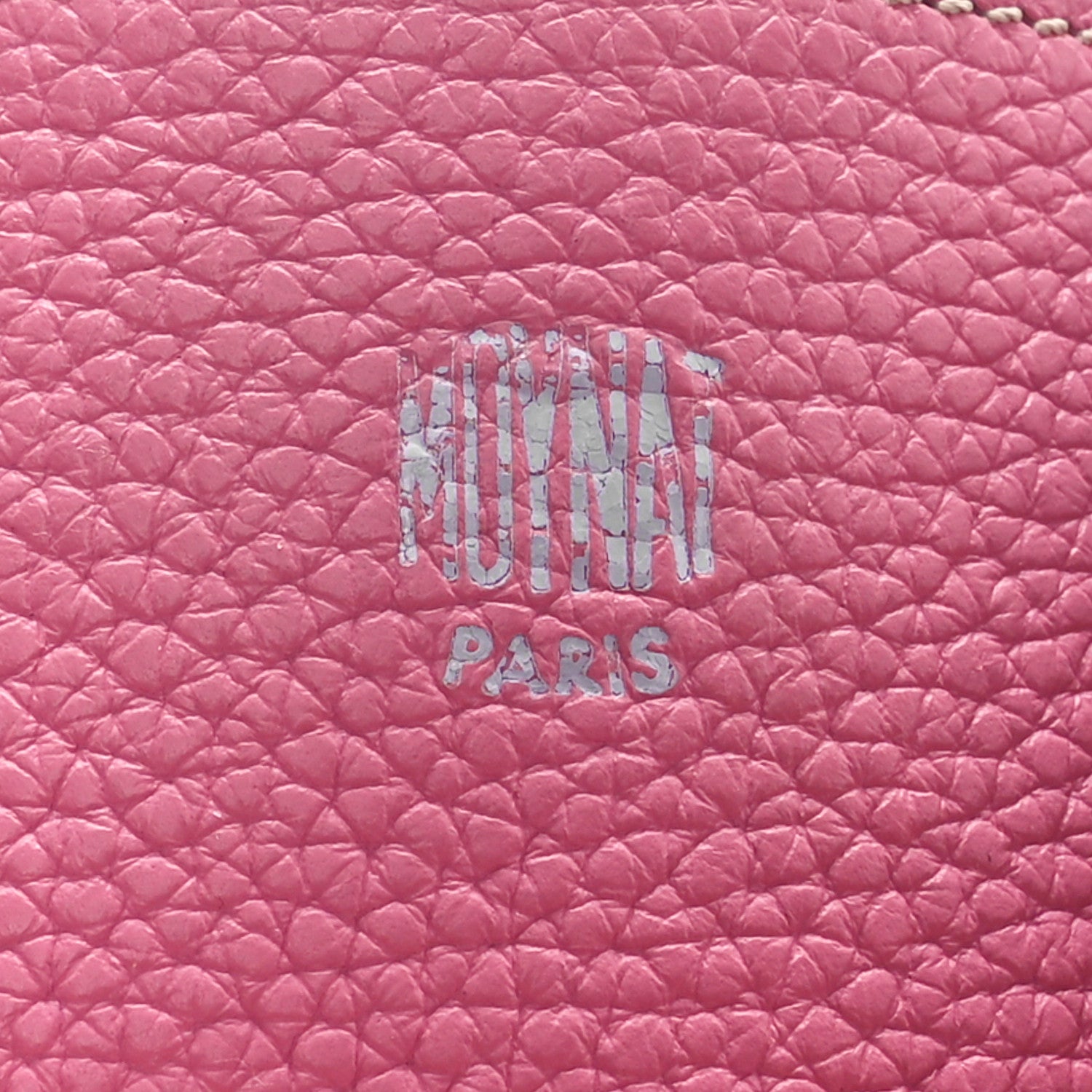 Moynat Taurillon Blush Calfskin Quattro Reversible Tote TPM Tourterelle Hot Pink 11 of 15