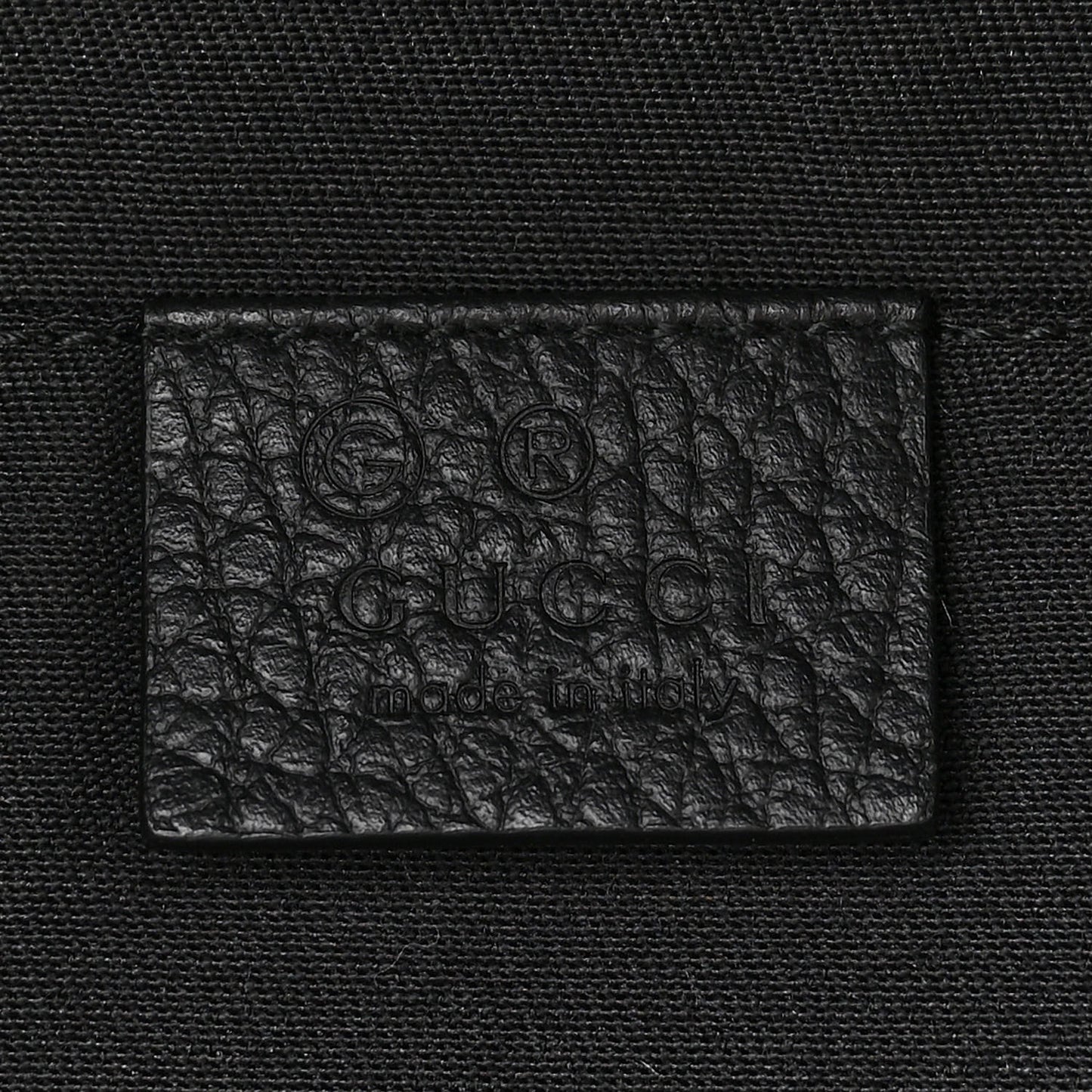 Nylon Monogram Fanny Pack Belt Bag Black