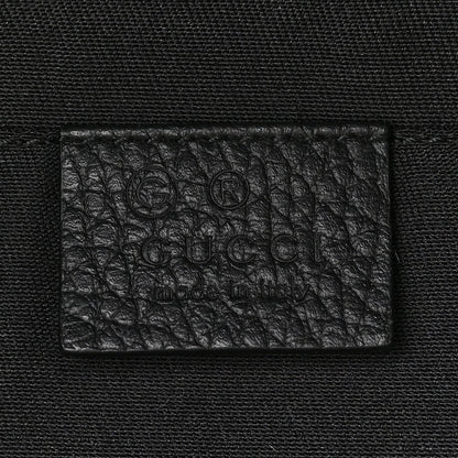 Gucci Nylon Monogram Fanny Pack Belt Bag Black 6 of 10