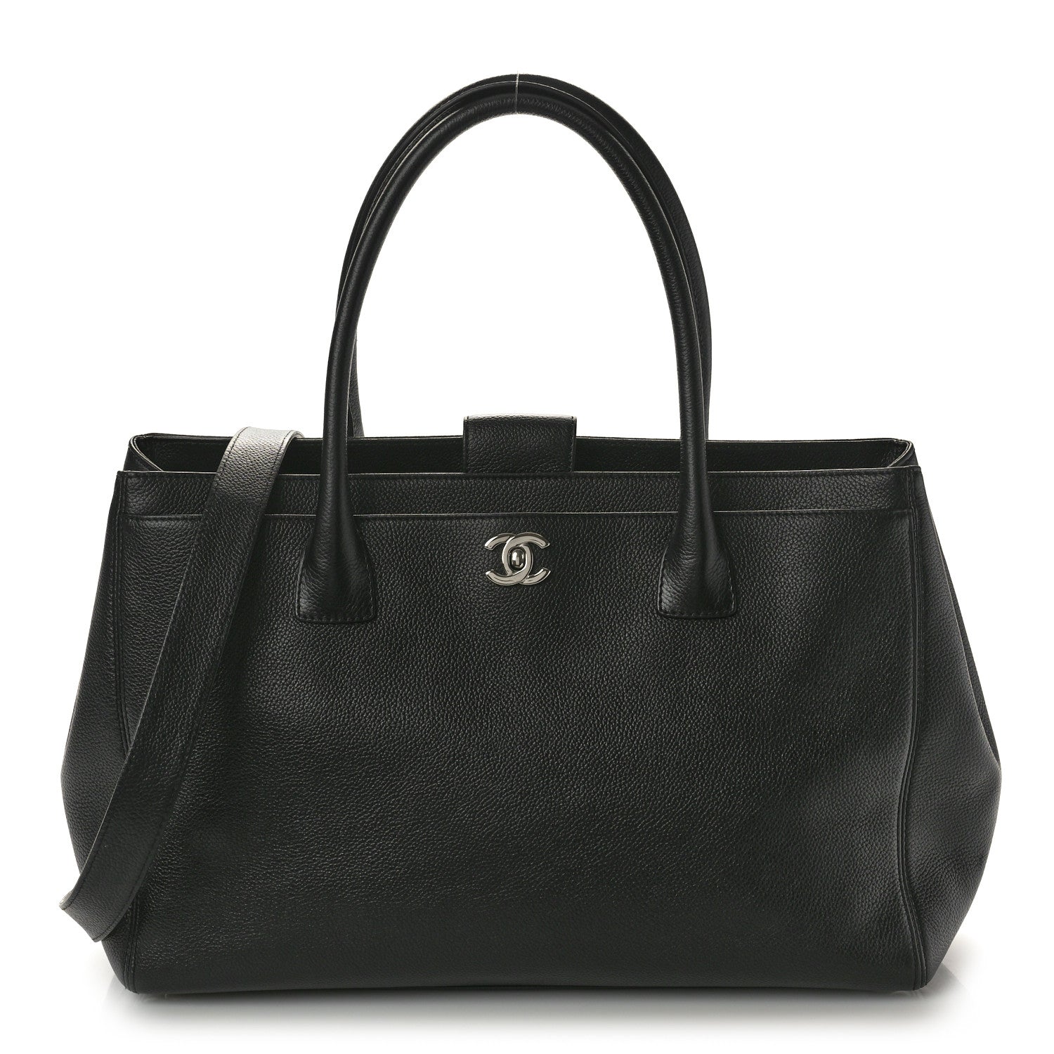 Chanel Caviar Cerf Executive Shopper Tote Black 1 of 10