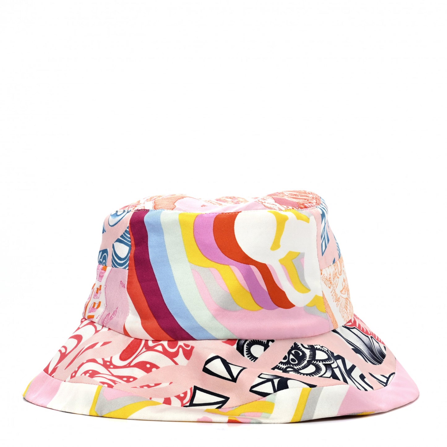 Silk Carla Patchwork Bucket Hat 57