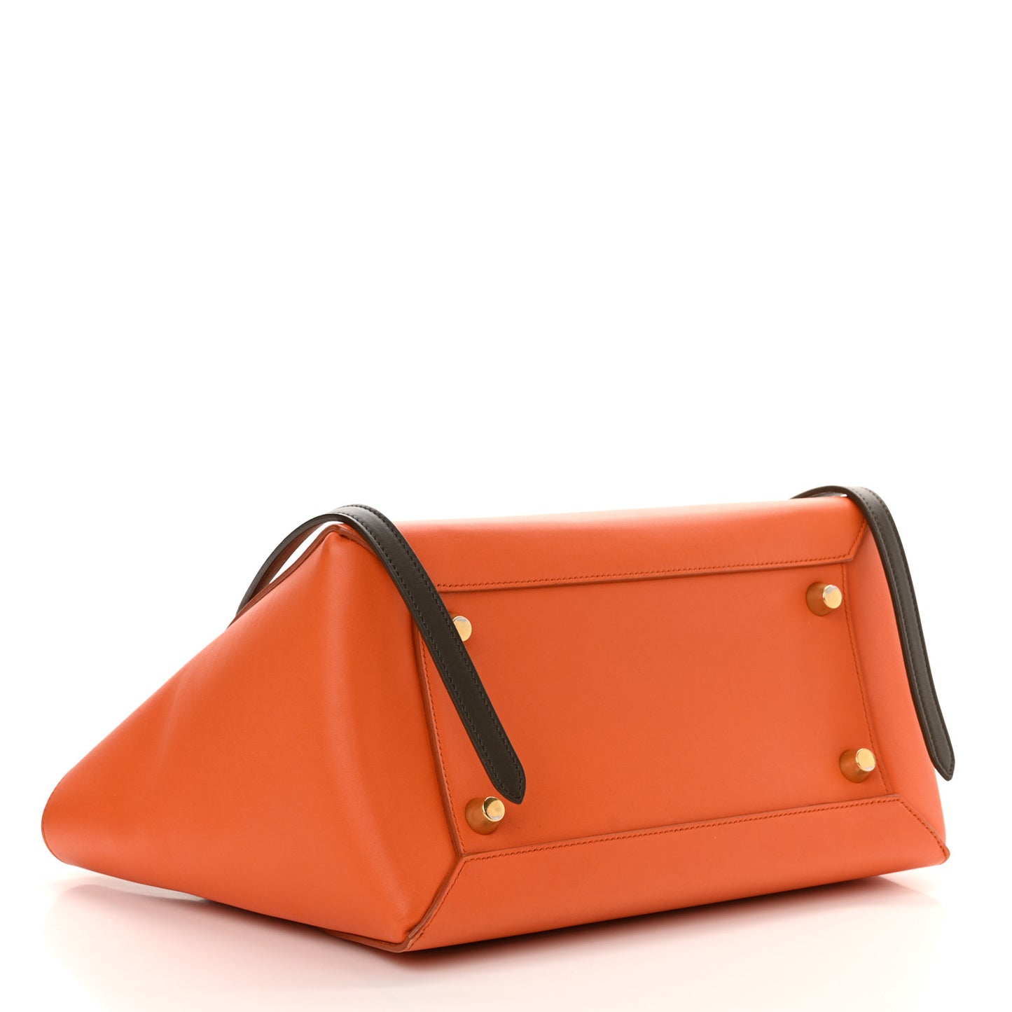 Smooth Calfskin Mini Tri-Color Belt Bag Orange