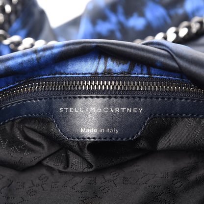Stella McCartney Tie Dyed Satin Falabella Fold Over Tote Cerulean 6 of 7