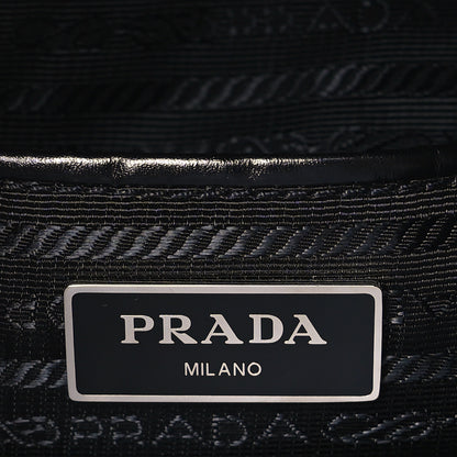 Prada Tessuto Nylon Camouflage Tote Royal Blue 6 of 10