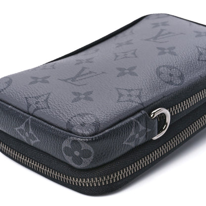 Louis Vuitton Monogram Eclipse Reverse Double Phone Pouch 12 of 13