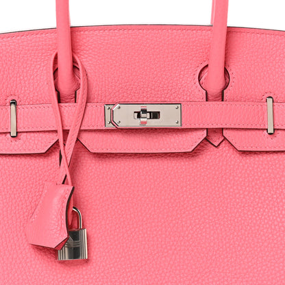 Hermes Togo Birkin 30 Rose Azalee 8 of 11
