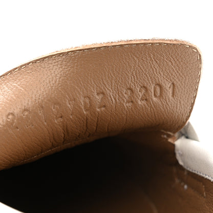 Hermes Calfskin Womens Royal Loafers 35 White 9 of 10