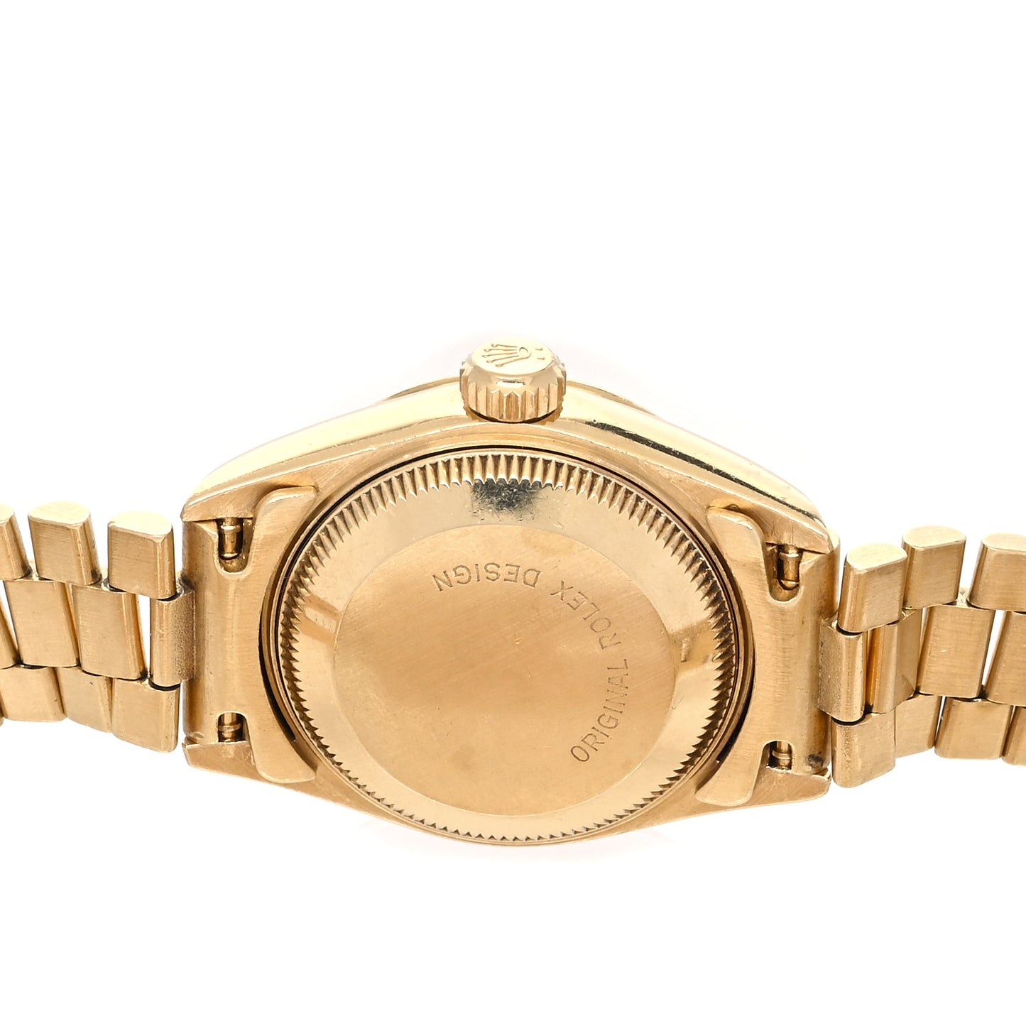 18K Yellow Gold Diamond 26mm Datejust President Watch Champagne 69178