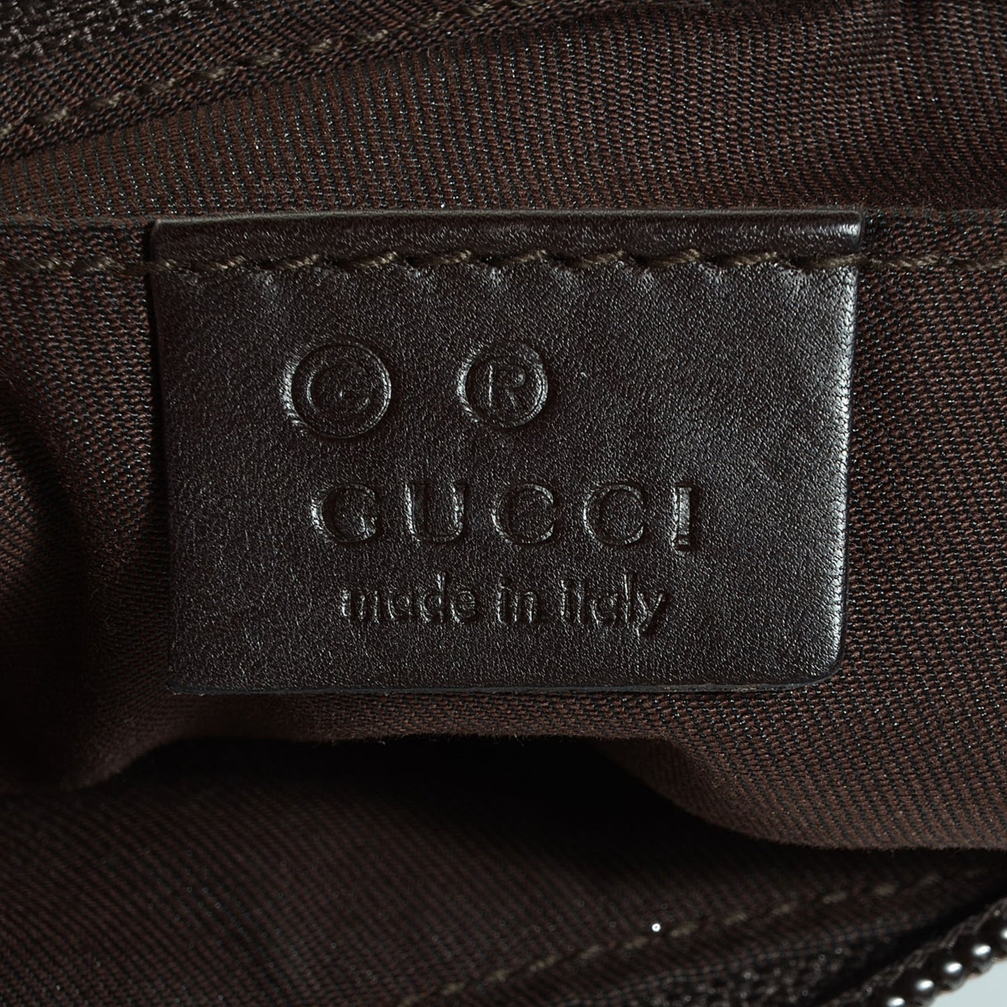 Denim Monogram Half Moon Hobo Dark Brown