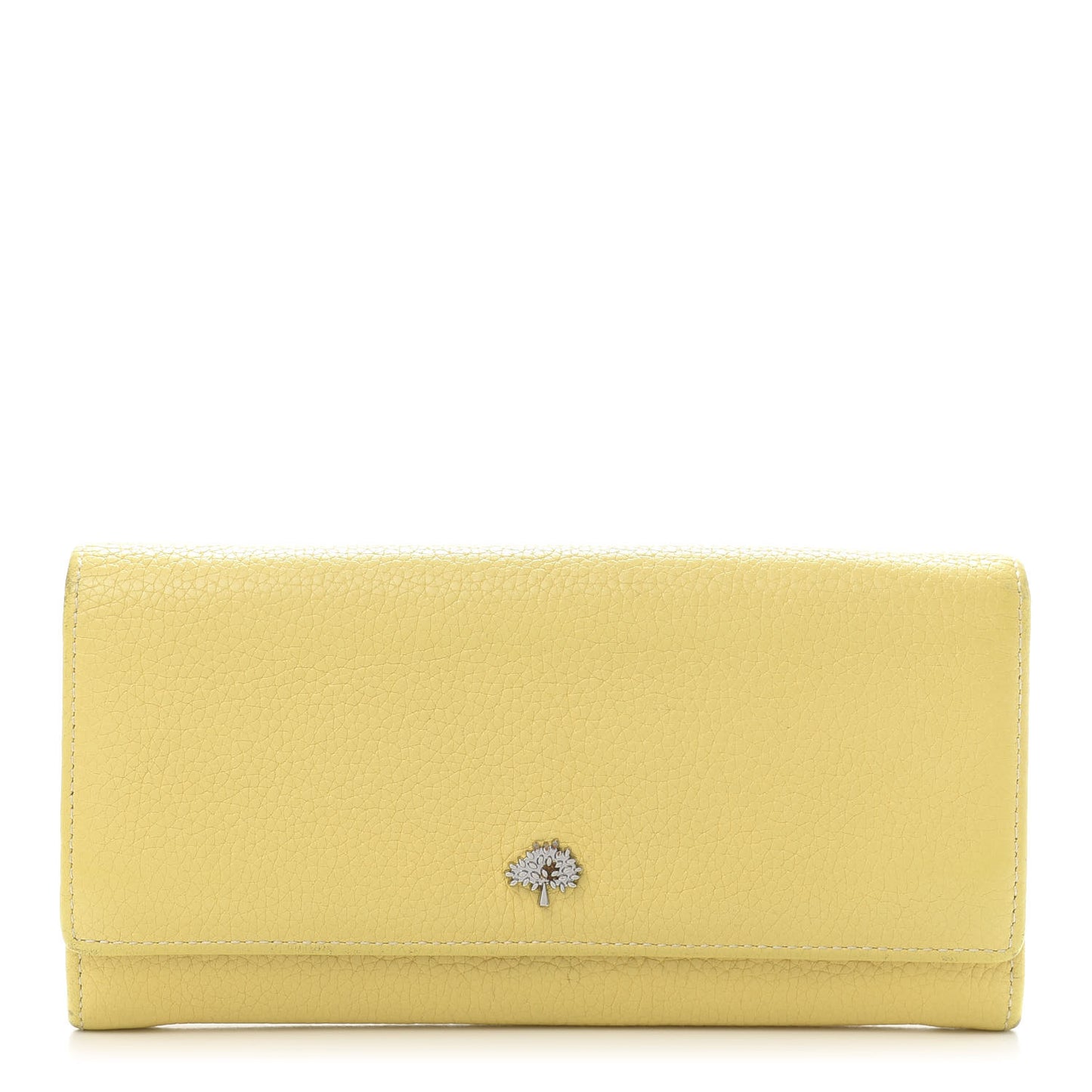 Soft Large Grain Calfskin Eliza Continental Wallet Camomile