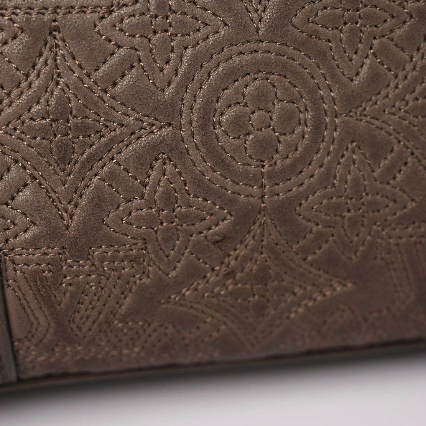 Monogram Lambskin Antheia IXIA MM Chocolate