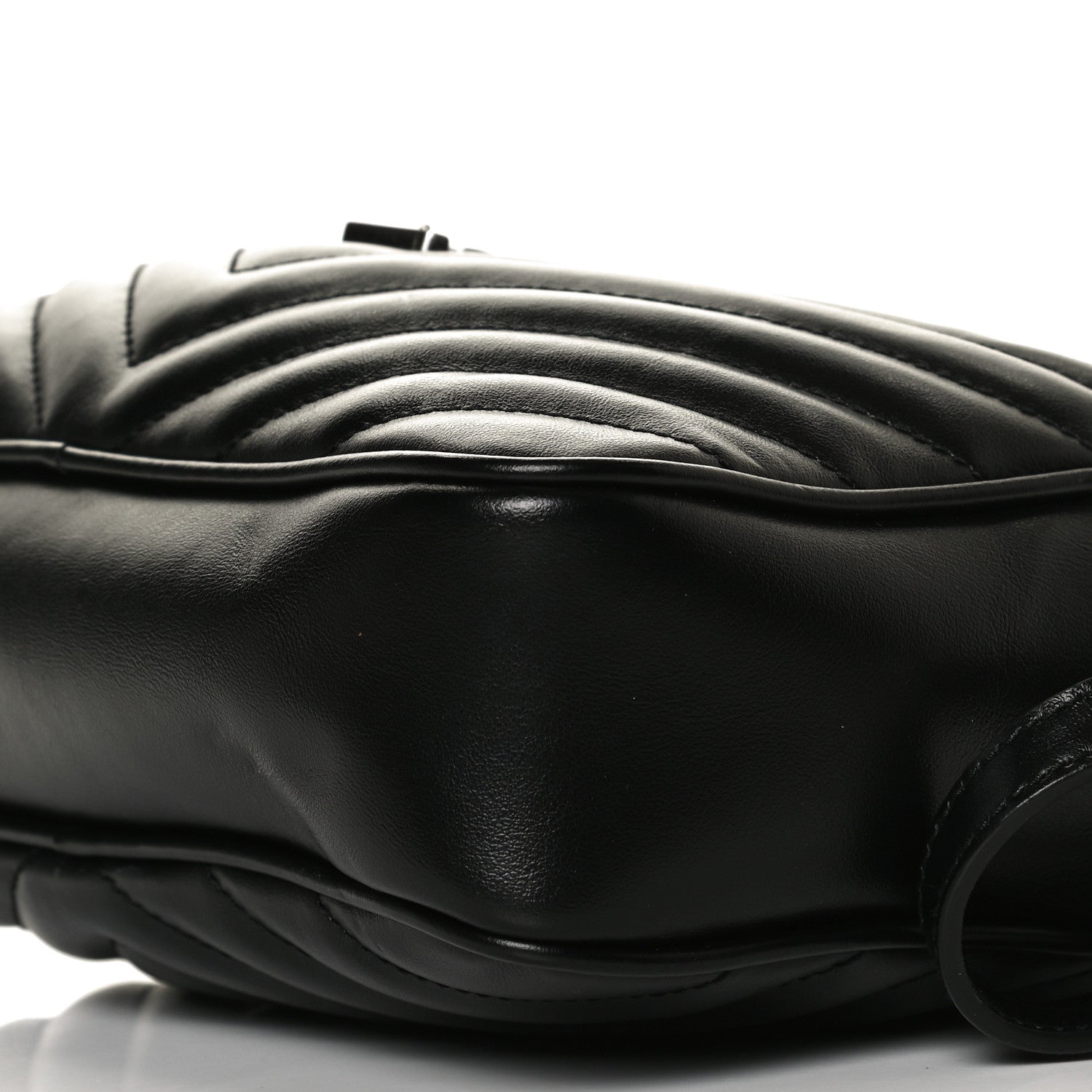 Saint Laurent Calfskin Matelasse Monogram Lou Camera Bag Black 10 of 13