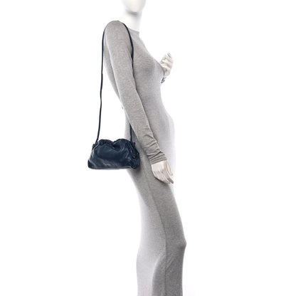 Mansur Gavriel Lambskin Mini Cloud Clutch  Blue 2 of 10