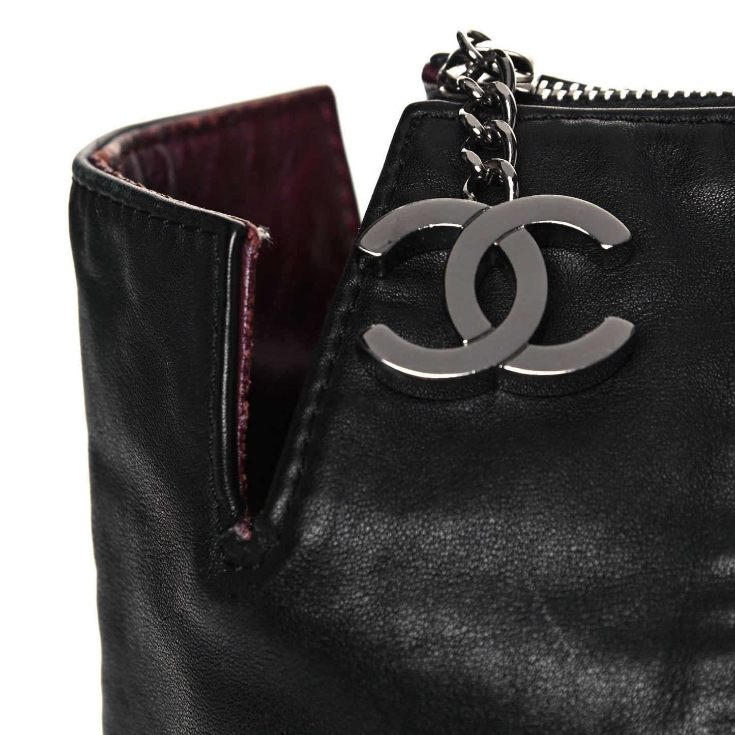 Smooth Calfskin Luxe Ligne Tote Black