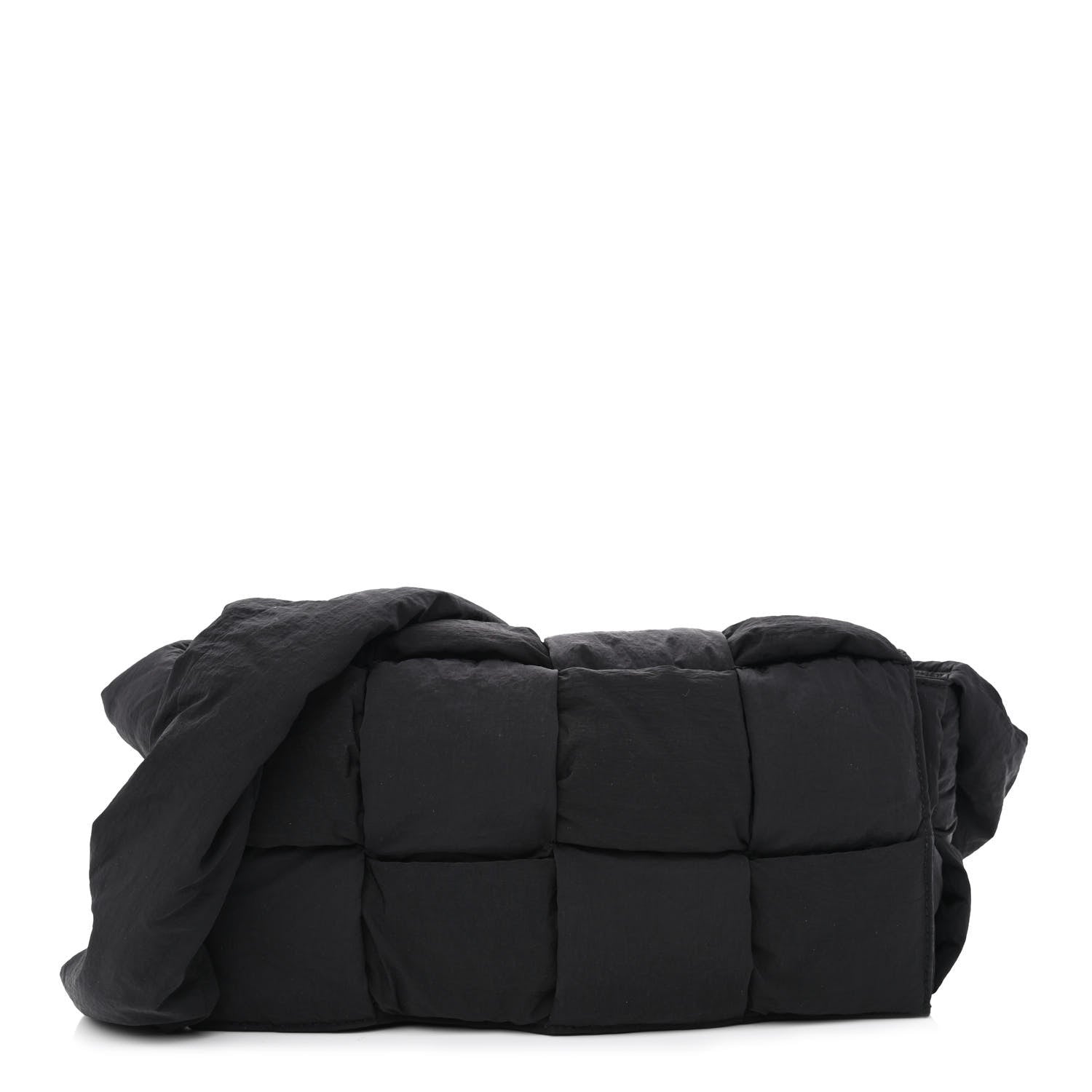 Bottega Veneta Nylon Intrecciato Padded Tech Cassette Bag Black 3 of 11