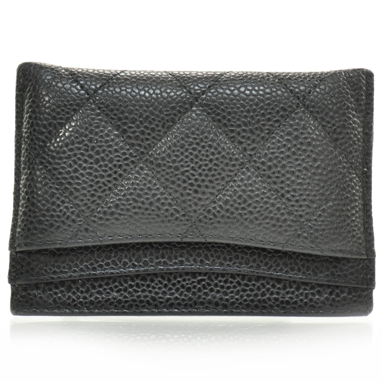 Chanel Caviar Quilted Card Holder Black 4 of 7