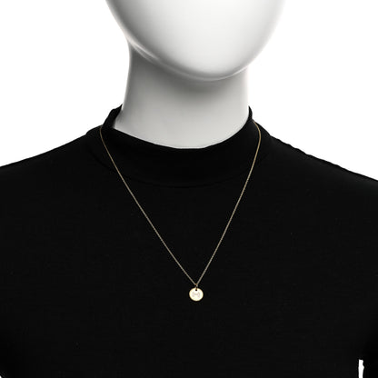 David Yurman 18K Yellow Gold Diamond Initial H Charm Necklace 2 of 4