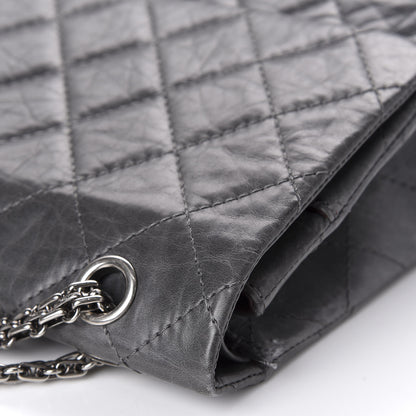 Chanel Aged Calfskin Quilted 50th Anniversary 2.55 Reissue 227 Flap Grey 9 of 14