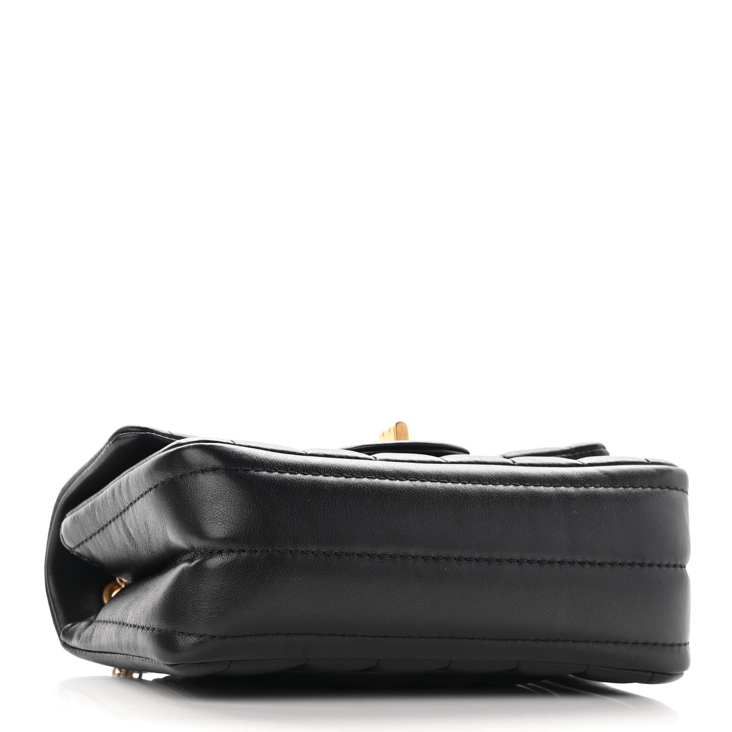 Chanel Aged Calfskin Vertical Quilted 2.55 Reissue Mini Flap Black 4 of 9