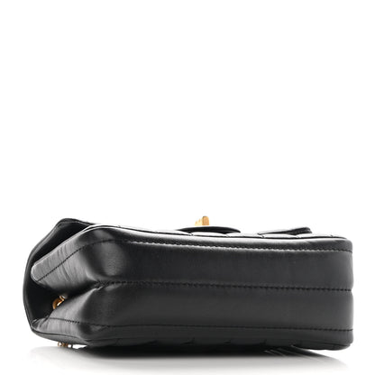 Chanel Aged Calfskin Vertical Quilted 2.55 Reissue Mini Flap Black 4 of 9