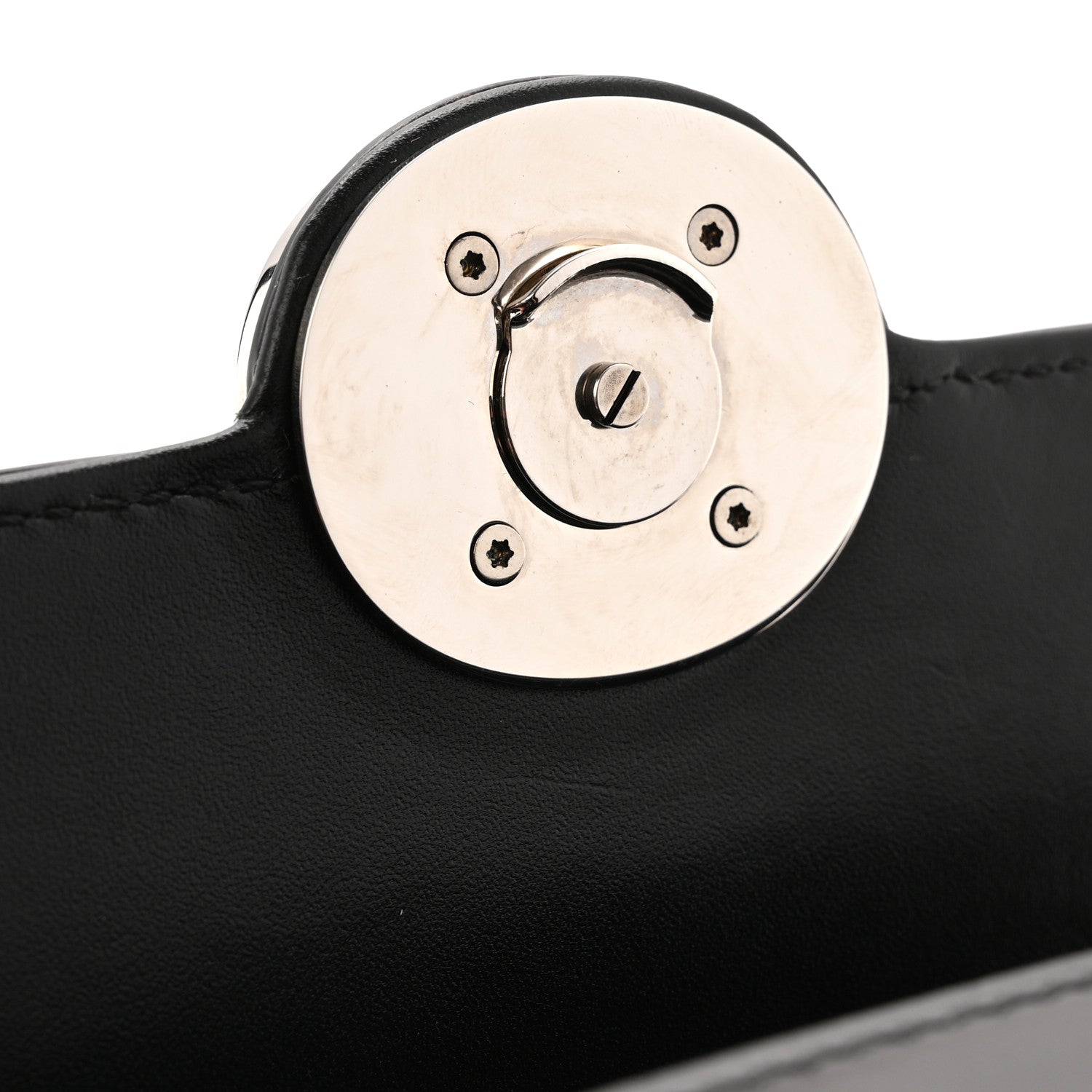 Gucci Senna Calfskin Petite GG Top Handle Shoulder Bag Black 13 of 13