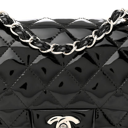 Chanel Patent Calfskin Quilted Mini Square Flap Black 8 of 10