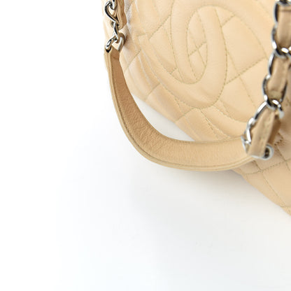 Chanel Caviar Quilted Grand Shopping Tote GST Beige Clair 13 of 22