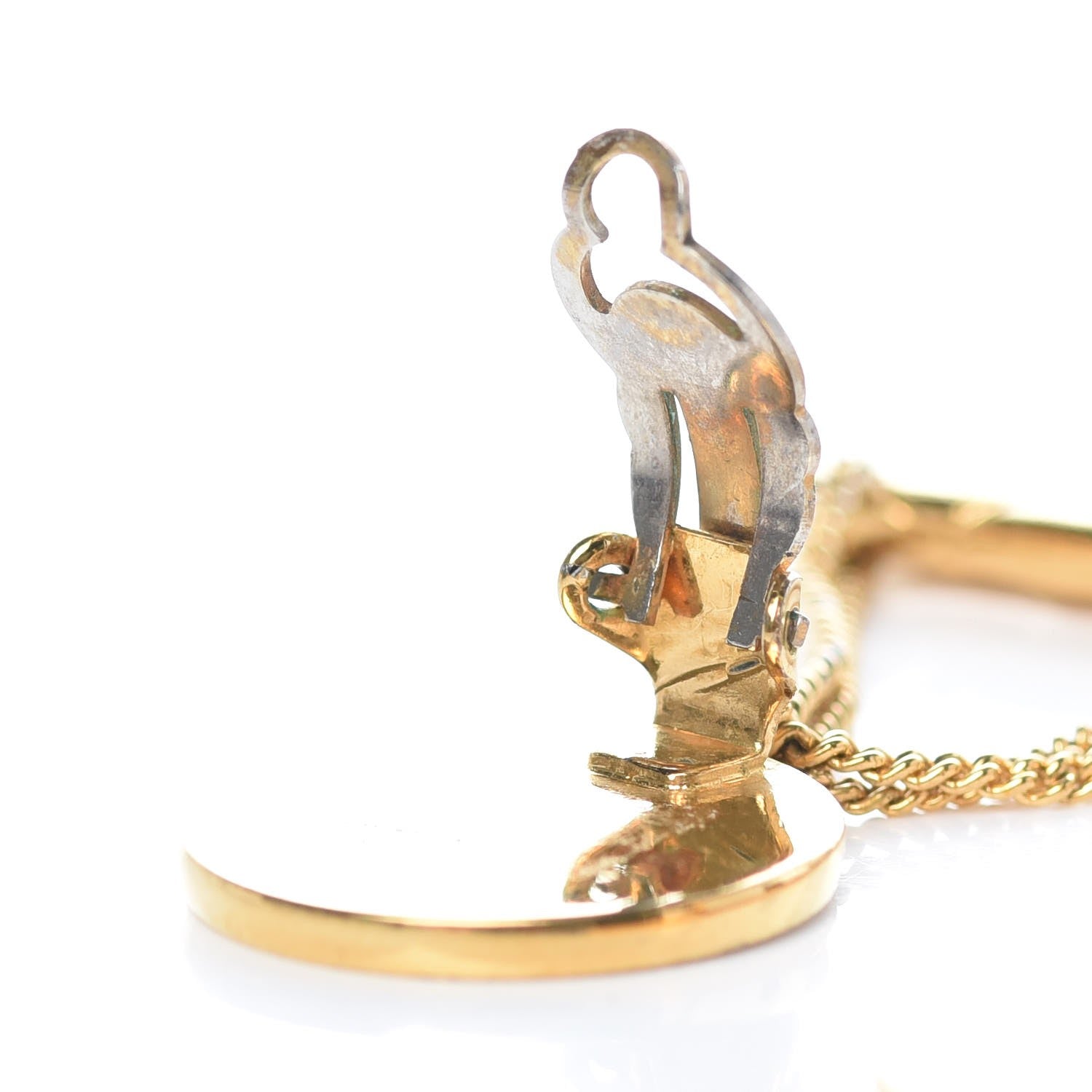 Chanel 2.55 Flap Clip On Earrings Gold 5 of 6