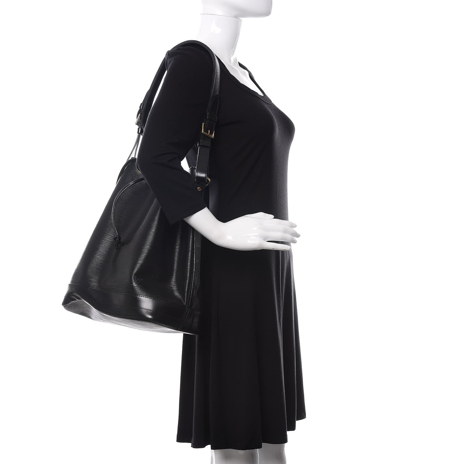 Louis Vuitton Epi Noe Black 2 of 11