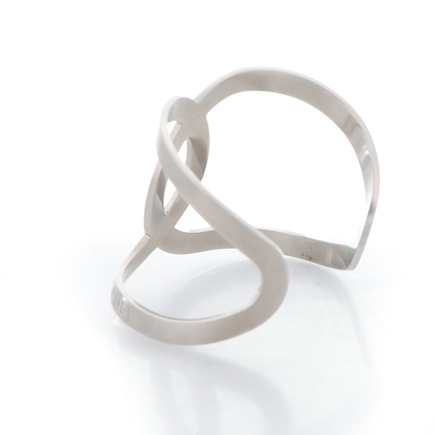 Metal CC Cuff Silver
