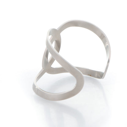 Chanel Metal CC Cuff Silver 3 of 4