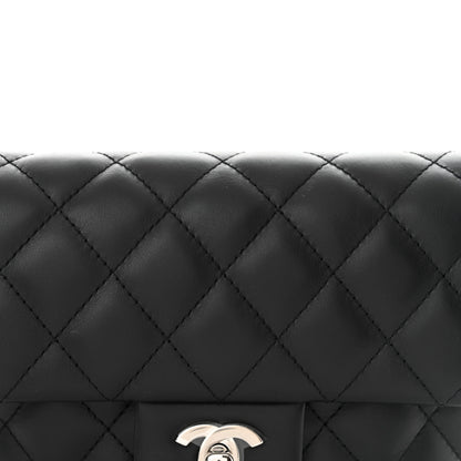 Chanel Calfskin Quilted CC Uniform Flap Belt Bag Black 9 of 11