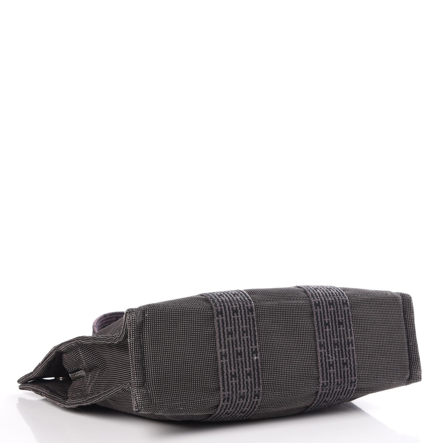 Hermes Canvas Herline PM Tote Grey 4 of 7