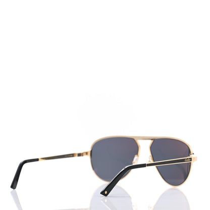 Cartier Santos de Cartier Sunglasses Gold Grey 4 of 10