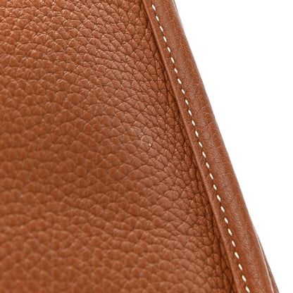 Hermes Taurillon Clemence Evelyne III PM Gold 10 of 10