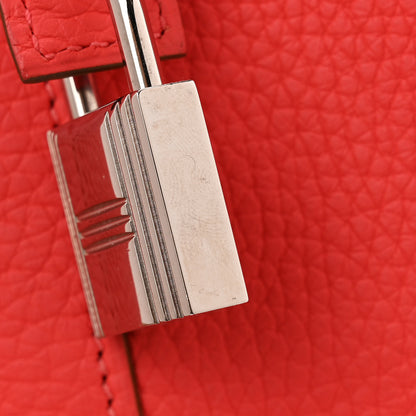 Hermes Taurillon Clemence Picotin Lock TGM Bougainvillea 13 of 13