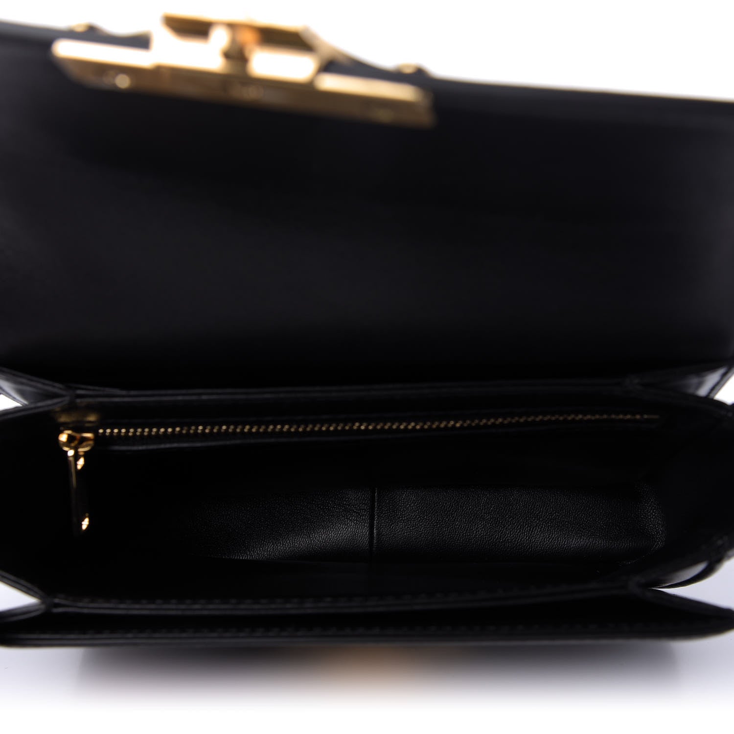 Celine Shiny Calfskin Nano Triomphe Black 5 of 8