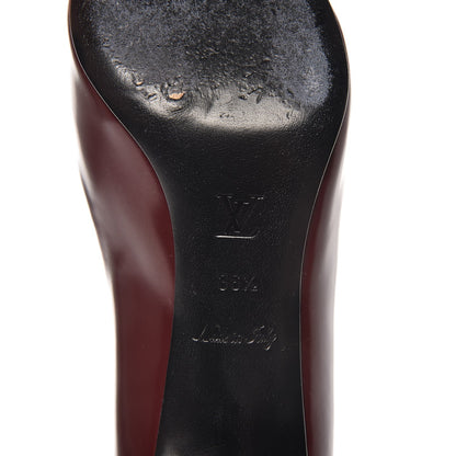 Louis Vuitton Glazed Calfskin Eyeline Pumps 36.5 Bordeaux 7 of 8