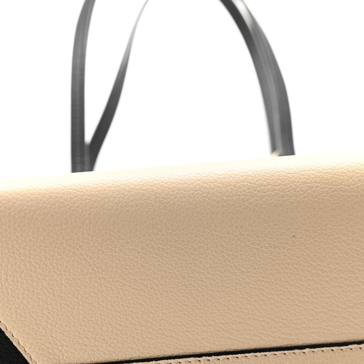 Calfskin Lockme Cabas Vanille Black
